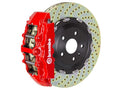 Brembo 04-10 A8 (D3) Front GT BBK 8 Piston Cast 380x34 2pc Rotor Slotted Type-3-Red