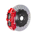 Brembo 09-15 CTS-V Front GT BBK 6 Piston Cast 405x34 2pc Rotor Drilled-Red