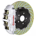 Brembo 08-14 Challenger SRT-8 Fr GT BBK 8Pis Cast 380x34 2pc Rotor Drilled-Silver