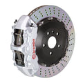 Brembo 07-15 Q7 (4L) Front GT BBK 6 Piston Cast 405x34 2pc Rotor Drilled-Black