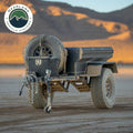 Overland Vehicle Systems Off Road Trailer - Military Style With Full Articulating Suspension 6x5.5 Bolt Pattern w Tires Wheels and Brake Controller