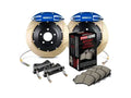 StopTech 14-15 Chevy Corvette Z51 Rear BBK w/ Blue ST-41 355x32mm Zinc Coated Slotted Rotors
