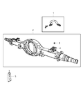 HSG - S111 AXLE (USE 324536)