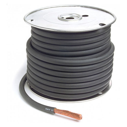 BATTERY CABLE BLACK 1/0 GA 500'