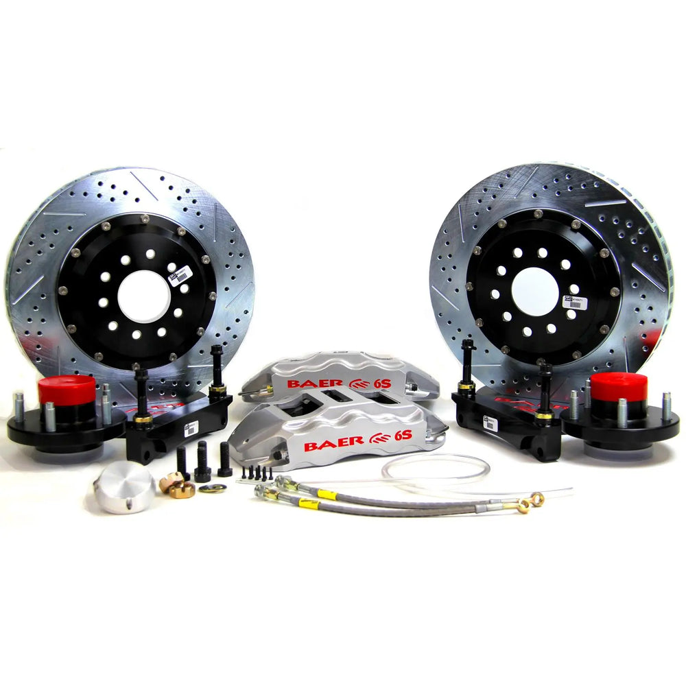 15" Ext+ Brake Sys Frt Slvr 65-66 Stang