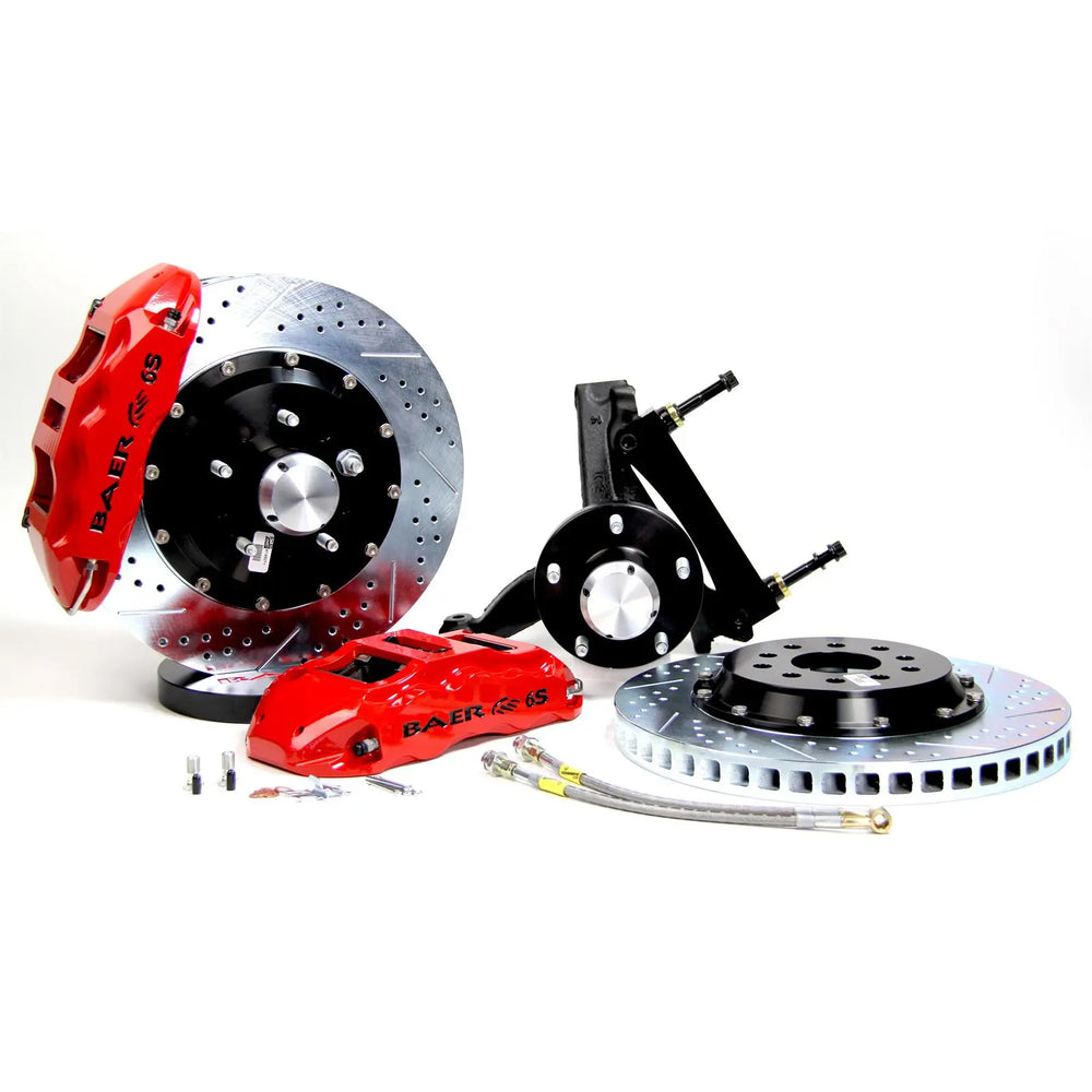 14" Ext+ Brake Sys Frt Blk 71-76 GM Car