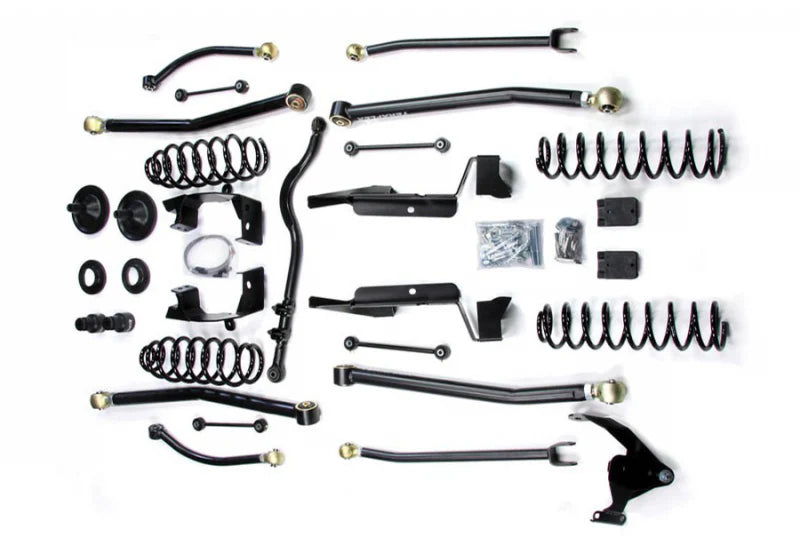 (KIT) JK 4 DOOR 3IN LIFT KIT W/ LONG FLEXARMS FRONT TRACKBAR NO SHOCKS (SHIPS