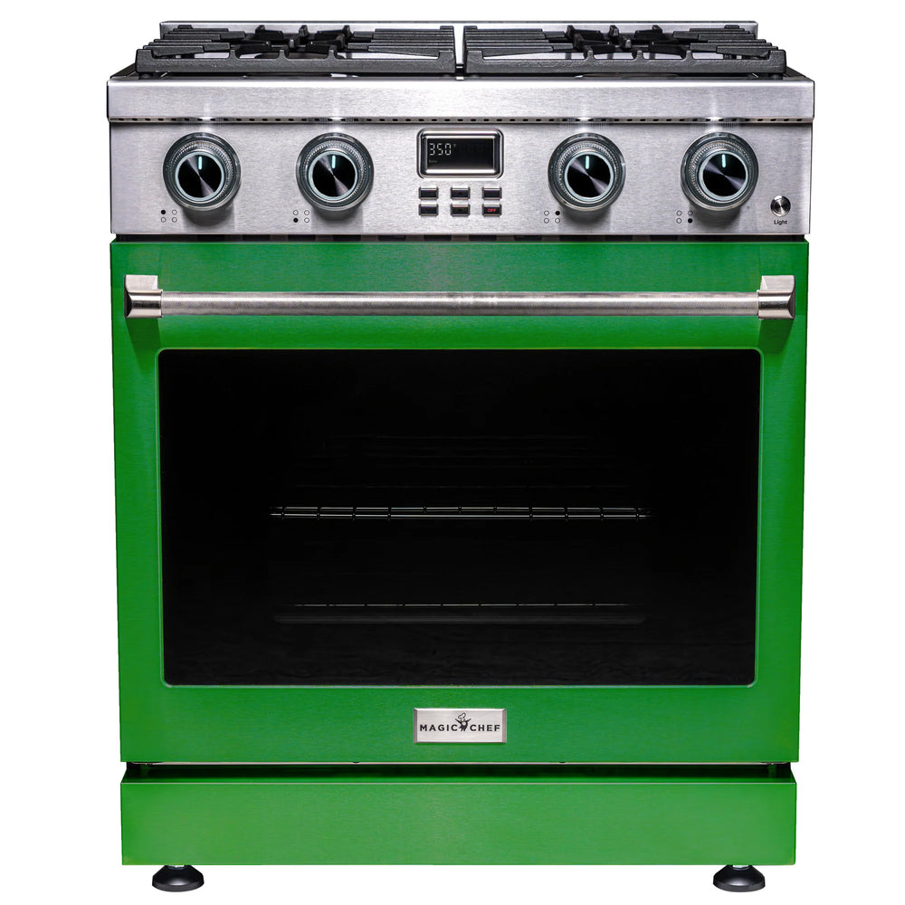 30" GAS PRO-STYLE RANGE + GREEN DOO