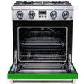 30" GAS PRO-STYLE RANGE + GREEN DOO