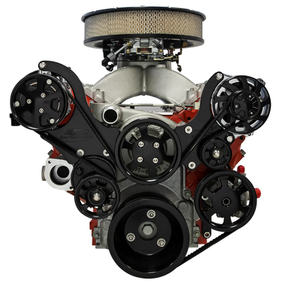 SERP SYS BLACK LS1/2/3/6 CHEVY TOP