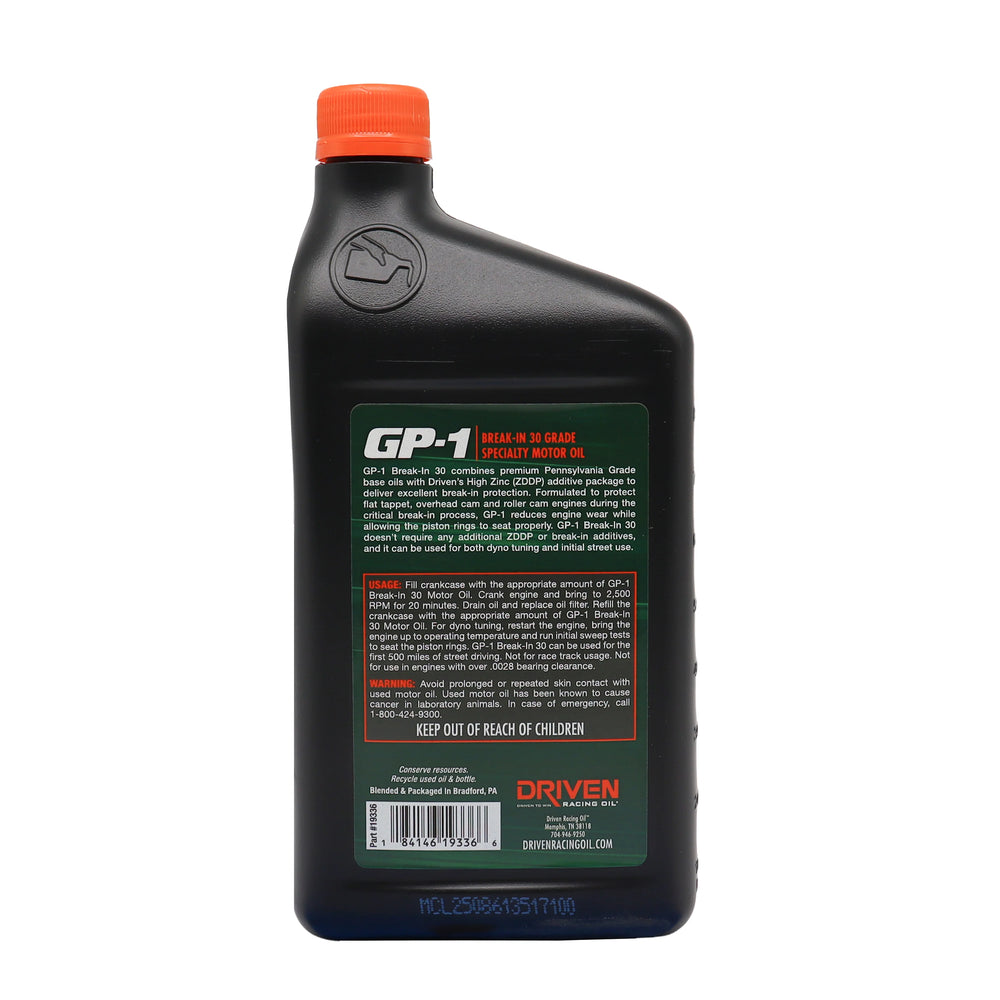 GP-1 CONVENTIONAL BREAK-IN 30 GRADE