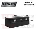 BOX AL 20HX24DX60L PK-UP INBED W/5I