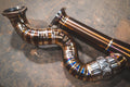 BMW G80,G82 M3,M4 3.0L Axleback, Grade 5 Titanium, Titanium 4.0" Tips