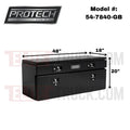 BOX AL 1 DROP/1 TOP 20HX18DX48L PWD