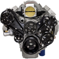 SERP SYS BLACK CHEVY LS7 TOP MNT W/