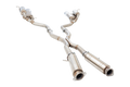 1221 GRAND CHEROKEE SRT8 3IN 304SS CATBACK EXHAUST SYS W/ DUAL SIDE 4IN TIP REAR MUFFLER