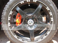 Brembo 03-08 Tiburon Front GT BBK 4 Piston Cast 2pc 328x28 2pc Rotor Slotted Type-1-Black