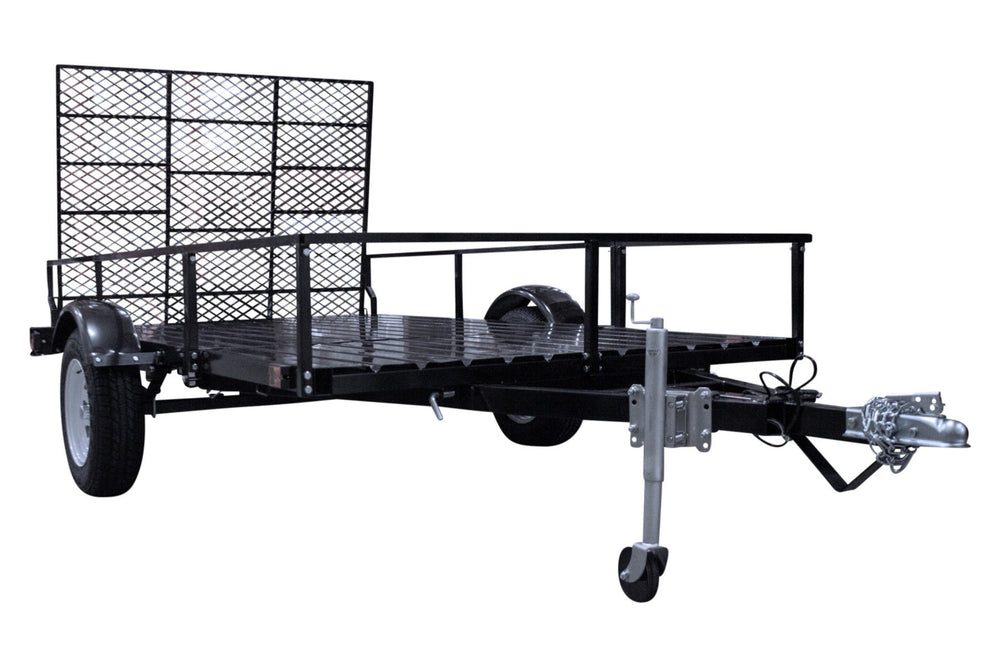 DK2 BY MARLON 6 FT. X 10 FT. SINGLE AXLE OPEN RAIL UTILITY TRAILER (TRAILER JAC