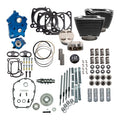 S&S Cycle 2017+ M8 Models 4.320in Bore 550G Cam Power Pack - Black w/ Highlight - Incl. VVT