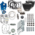 S&S Cycle 2017+ M8 Models 4.320in Bore 550G Cam Power Pack - Black Granite w/ Highlight - Incl. VVT