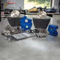 S&S Cycle 2017+ M8 Incl VVT OC 4.250in Bore 550G Cam Power Pack w/ Chrm Pushrod Tubes Blk w/ HL