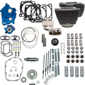 S&S Cycle 2017+ M8 129in Power Pack w/ Chrm Pushrod Tubes & Gear Drive Cam - Black w/ HL - Incl. VVT