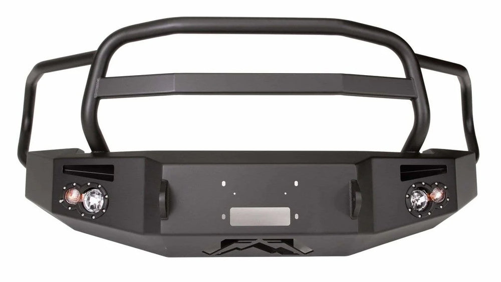 1318 RAM 1500 WINCH BUMPER W/ FULL GRILL GUARD MATTE BLACK