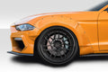 2018-2023 Ford Mustang Duraflex Grid Wide Body Kit - 15 piece - Includes Grid Front Bumper (115000) Grid Side Skirts (115004) Grid Rear Diffuser (115003) Grid Front Fender Flares (114997) Grid Rear Fender Flares (112567) Grid Wing Spoiler (112568)