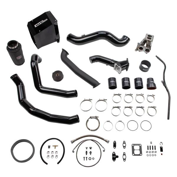 2001-2004 LB7 Duramax S300 Single Turbo Install Kit Illusion Blueberry