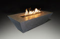 OLYMPUS RECTANGULAR FIRE PIT TABLE 72IN L 18IN H WHITE