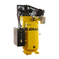 INDUSTRIAL 7.5HP AIR COMPRESSOR 3CYCLE 2 STAGE 1 PHASE 26CFM 80 GAL W/ ISOLATOR PADS