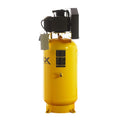 INDUSTRIAL 7.5HP AIR COMPRESSOR 3CYCLE 2 STAGE 1 PHASE 26CFM 80 GAL W/ ISOLATOR PADS