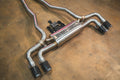 BMW G30, 530i 2.0L Catback, T304 SS, Black 3.5" Tips