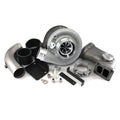~(36 lbs. 32X15X12)~ 08-10 Ford 6.4L Single Turbo Kit (Divided Cast Elbow) 72MM S300SX-E Turbo
