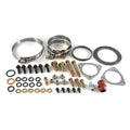 ~(36 lbs. 32X15X12)~ 08-10 Ford 6.4L Single Turbo Kit (Divided Cast Elbow) 72MM S300SX-E Turbo