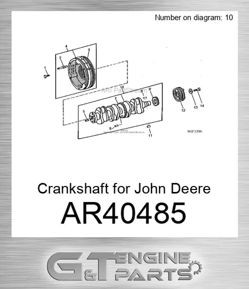 CRANKSHAFT, W/O GEARS