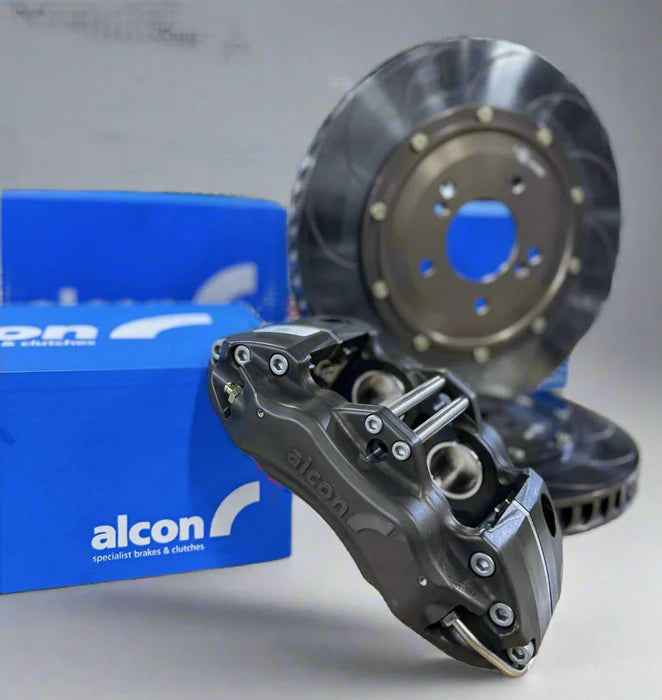 Alcon 00-05 Honda S2000 4 Piston 332x32mm Front Race Kit - Anodized