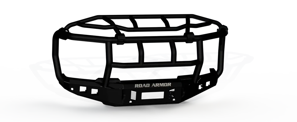 Road Armor 23-24 Ford F-250 Stealth Front Non-Winch Bumper Titan II Guard Intimidator - Texture Blk