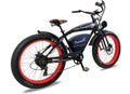 DAVIENT CRUISER EBIKE BLACK RED RIMS