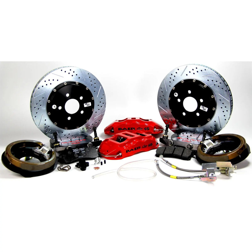 14" Ext+ Brake Sys RR Red 75-81 F-body
