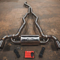 Toyota A90 Supra 3.0L, Catback, T304 SS Anodized Gold, Gold 5.0" Tips