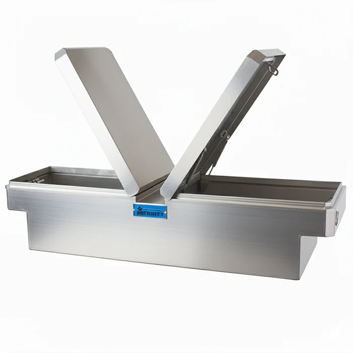 CROSSBODY TOOLBOX 16X20X70 GULL WING GLOSS ALUMINUM