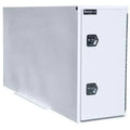 WHITE STEEL STRAIGHT SIDE BACKPACK TRUCK BOX T HANDLE