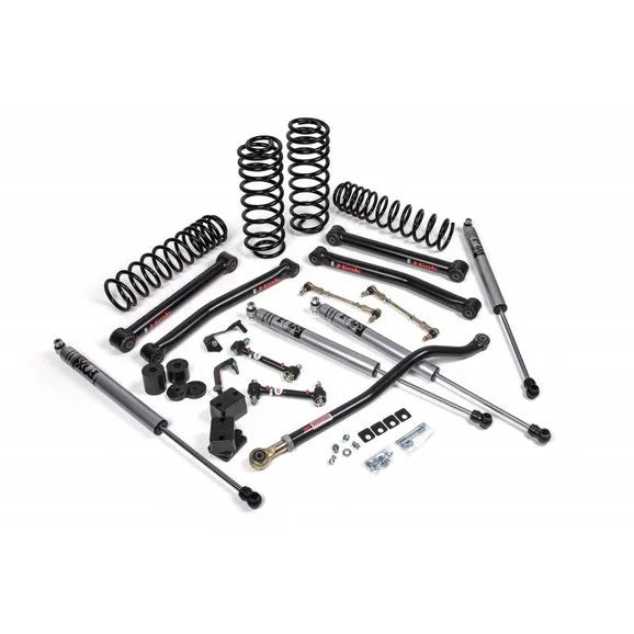 18C WRANGLER JL 4DR 3.5IN JKRAWL SYSTEM RUBBERFOX 2.5 IFP PS FRT/RR STD COI