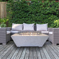 OLYMPUS RECTANGULAR FIRE PIT TABLE 60IN L 24IN H GRAY