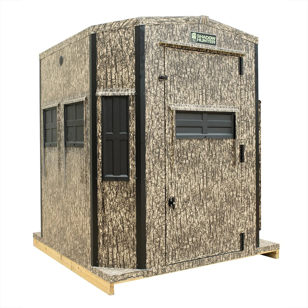SHADOW HUNTER 4X6 BOW/GUN COMBO BLIND WITH ELEVATION BUNDLE
