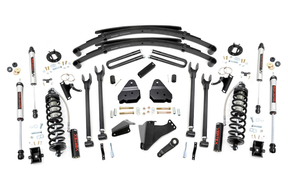 6 Inch Lift Kit Diesel 4 Link RR Spring C/O V2 Ford F-250/F-350 Super Duty (05-07)
