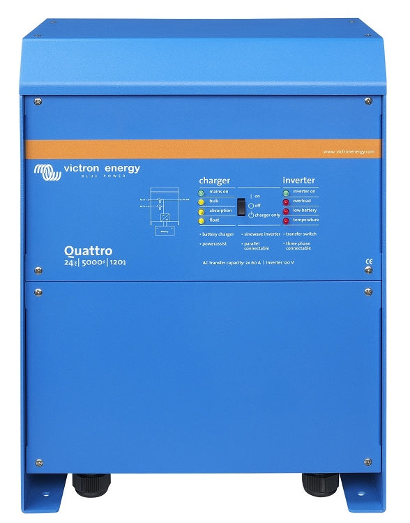 INV/CHGR, QUATTRO, 12V 5000VA 200A