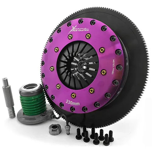 XClutch 10-14 Ford Mustang GT 5.0L 9in Twin Solid Carbon Clutch Kit