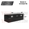 CHEST BOX GL BLK SMOOTH